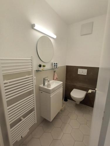 Koupelna v ubytování Ferienwohnung Vinea