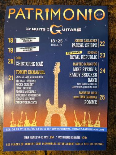パトリモニオにあるU FARNIENTEのエッフェル塔パリコンサートのチケット