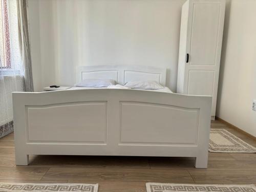Postel nebo postele na pokoji v ubytování Kiadó apartman