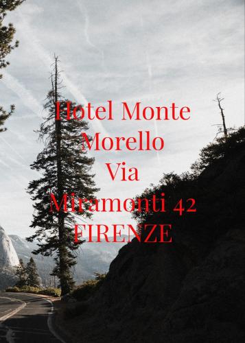 a sign that reads hotel monkey moroccoviavia istg istg istg at Monte morello in Castiglione