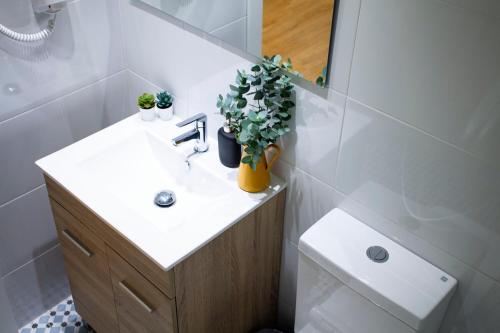 Ένα μπάνιο στο BILBAO NORTH SHORE APARTMENTS 2