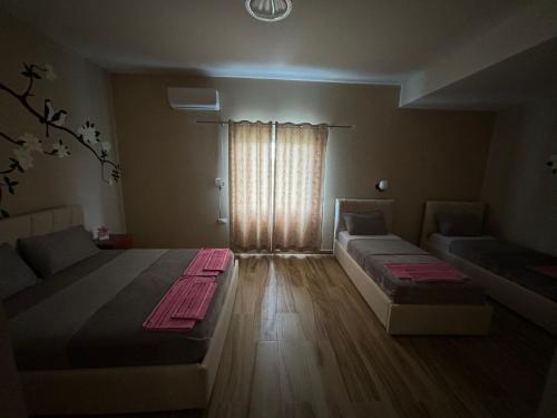 Cama o camas de una habitación en Hanna & Solei Hotel