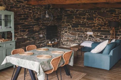 Χώρος καθιστικού στο Casa Amencer