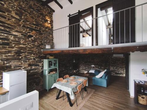 Χώρος καθιστικού στο Casa Amencer