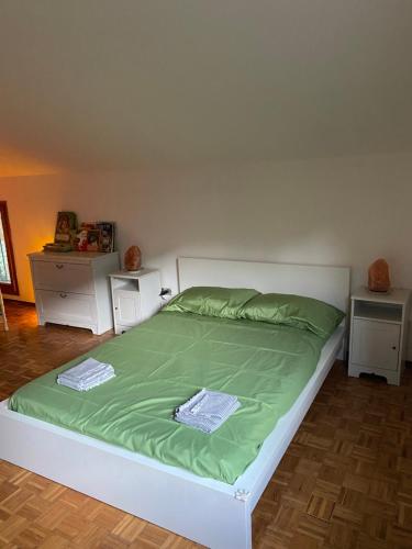 Postel nebo postele na pokoji v ubytování I Due Cervi