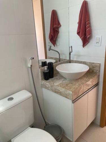 Ένα μπάνιο στο Meu cantinho no paraíso!