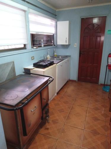 Una cocina o cocineta en Hospedaje Martita Patagonia