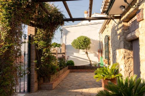 Κήπος έξω από το El Pinsapo Casa Rural