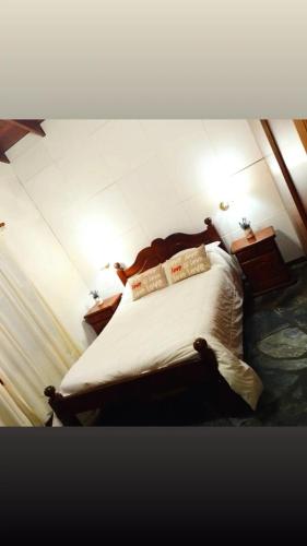 Postel nebo postele na pokoji v ubytování Cabaña Los Espinillos