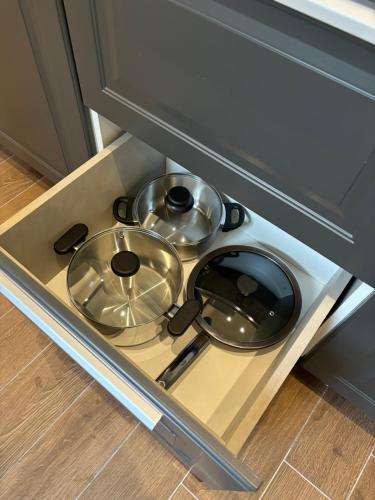 Dapur atau dapur kecil di Atrium Apartment Caserta
