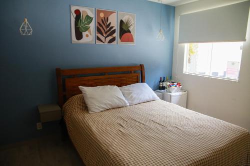 Cama o camas de una habitación en Chalé Shakti
