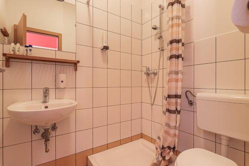Phòng tắm tại Apartments Lavrič - Happy Rentals