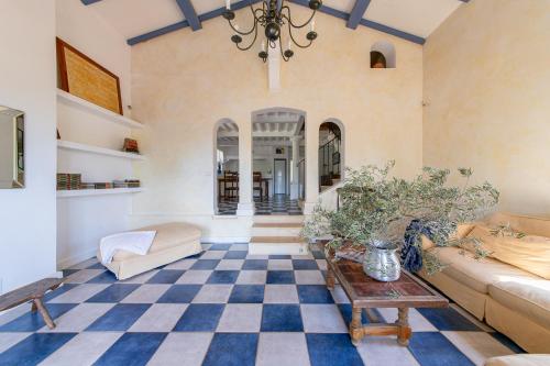 Posezení v ubytování Soleil d'Azur - Joli Duplex avec piscine privée