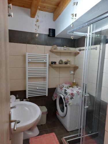 Koupelna v ubytování Chrysianna seaview apartment
