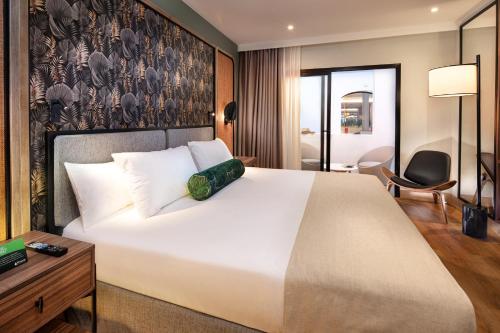 Кровать или кровати в номере Princess Inspire Tenerife - Adults Only