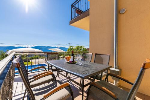 Μπαλκόνι ή βεράντα στο Apartment Krk David & Matej