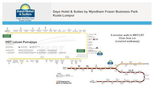 Days Hotel & Suites by Wyndham Fraser Business Park KL في كوالالمبور: لقطةٌ شاشة لخط الشحن mft London