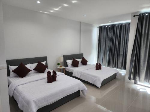 Katil atau katil-katil dalam bilik di LD Guest House