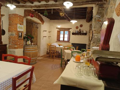 Et opholdsområde på A Casa Del Tosi