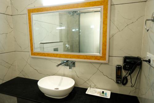 Koupelna v ubytování Hotel Vasdaa Grand