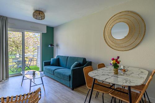 Χώρος καθιστικού στο Appart Hôtel Le Liberté Vannes Centre-Ville