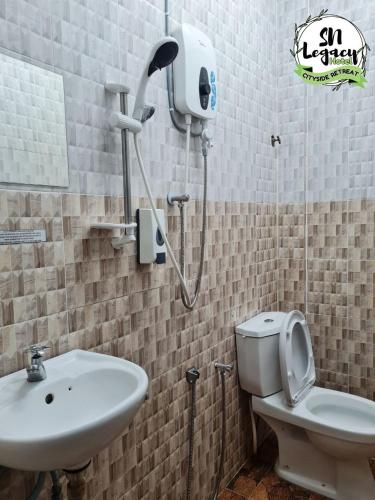 Koupelna v ubytování Hotel SN Legacy