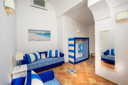Χώρος καθιστικού στο Villa Virea