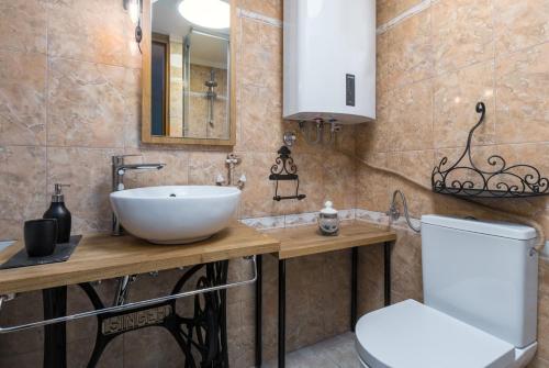 Kúpeľňa v ubytovaní Stone House Ana Funtana