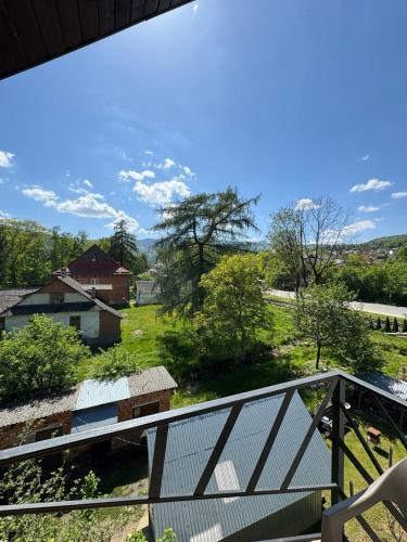 a view from the balcony of a house at Girske Povitria 2 in Yaremche