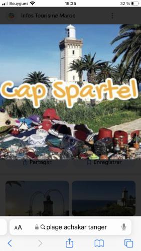 a screenshot of a page of aap special webpage at Appartement complexe Arrous Bahr mikki beach vue piscine et jardin in Tangier