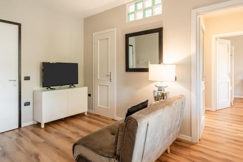 TV a/nebo společenská místnost v ubytování Casa Eva Lucca