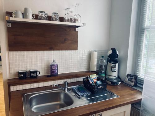 Η κουζίνα ή μικρή κουζίνα στο FREE Apartment - Bei der Stadtmauer