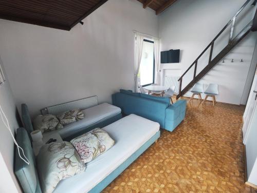 Katil atau katil-katil dalam bilik di Apartamenty Monterska