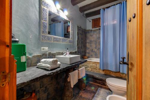 Ένα μπάνιο στο Casa Rural Therma Agreste