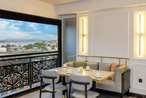 Balkón nebo terasa v ubytování Rast Hotel Sultanahmet