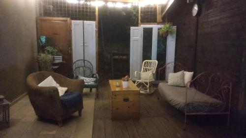 Posezení v ubytování B&B La casina di Iris