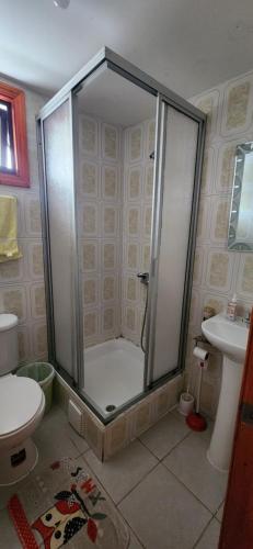 Koupelna v ubytování Hostal La nona