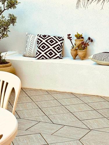 Χώρος καθιστικού στο CasaTeresa mare