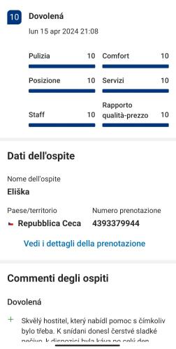 a screenshot of a cell phone screen with the number of elements at Alessi Suites & Studio in Mazzarino