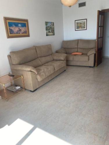 Χώρος καθιστικού στο Adra apartment 2nd line to sea