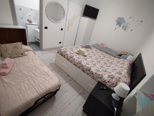 Postel nebo postele na pokoji v ubytování Sweet home