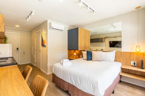 Kuchyň nebo kuchyňský kout v ubytování 360 Mirant Vila Madalena