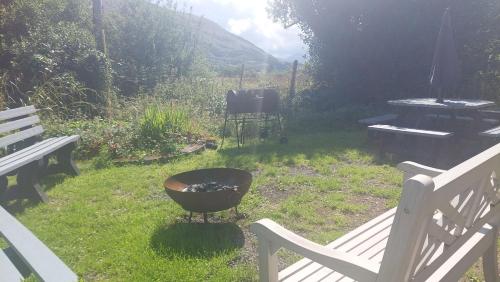 Κήπος έξω από το Pentre Bach Bunkhouse