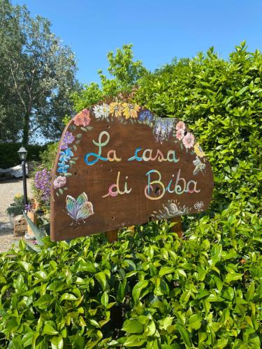 a sign that says la canada del biloilla at La Casa di Biba in Massa Lombarda
