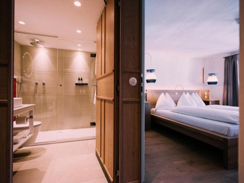 Kúpeľňa v ubytovaní artHotel Blaue Gans