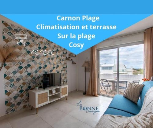 Studio Pampa Plage Terrasse Beau volume Pied dans l'eau