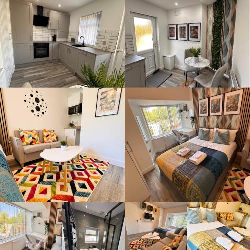 Posezení v ubytování R-2 Newly Renovated Private self contained room with Private dedicated Bathroom - Selly Oak Birmingham