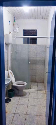 Ένα μπάνιο στο Hotel Alvorada