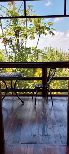 Μπαλκόνι ή βεράντα στο Santa Cruz Cabins
