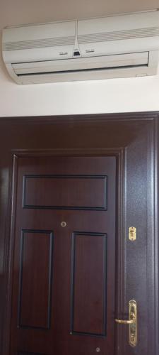 a close up of a door in a room at Бижу в сърцето на Варна in Varna City